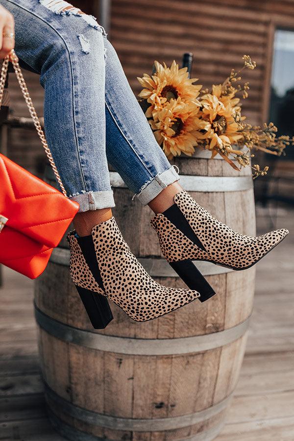 Impressions The Karianne Cheetah Print Bootie