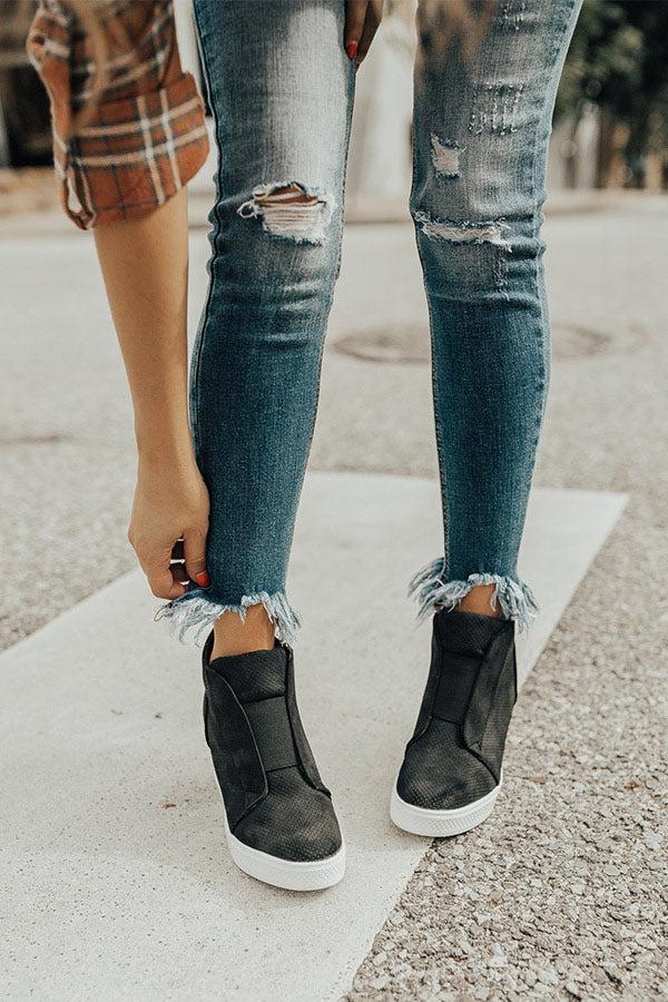 Impressions The Karlie Perforated Bootie In Black