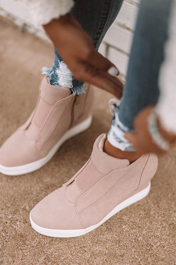 Impressions The Karlie Perforated Bootie In Blush