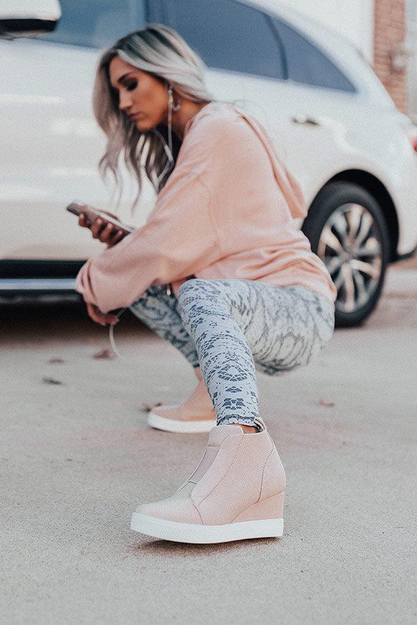 Impressions The Karlie Perforated Bootie In Blush