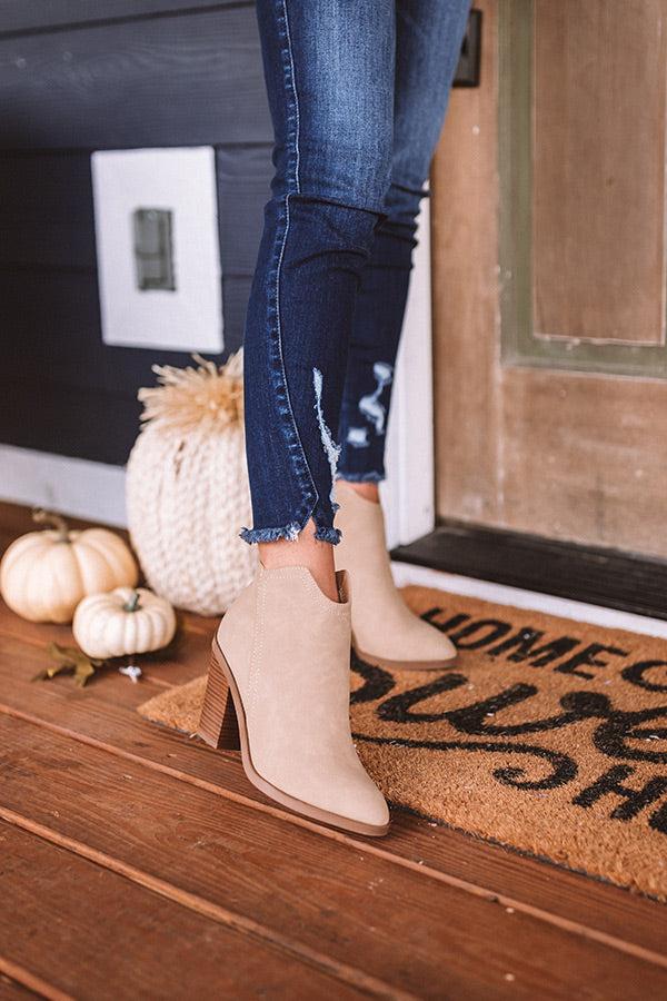 Impressions The Kasie Bootie In Beige
