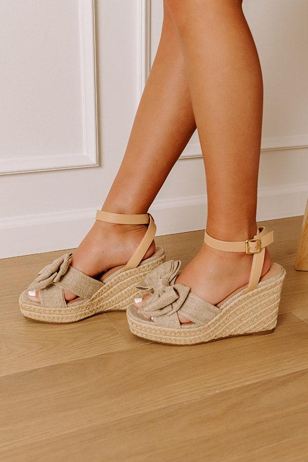 Impressions The Kaylani Woven Wedge In Natural