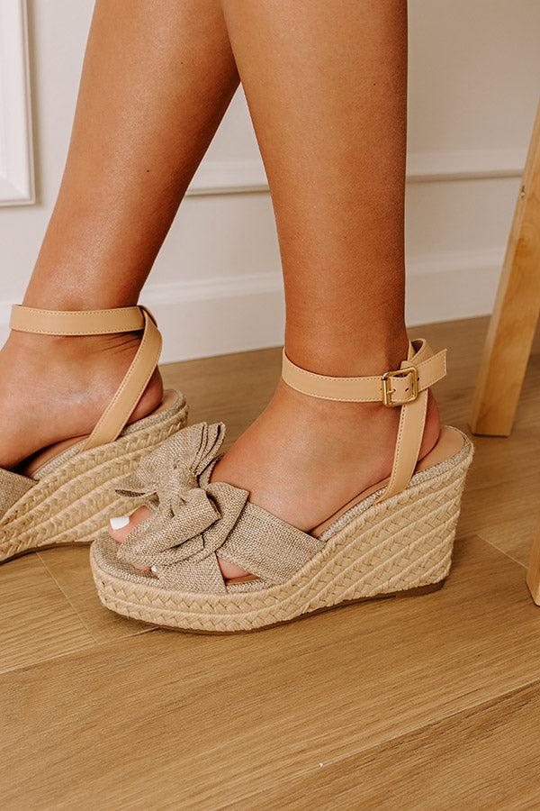 Impressions The Kaylani Woven Wedge In Natural