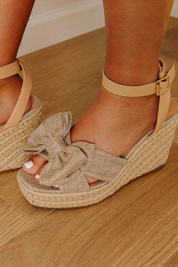 Impressions The Kaylani Woven Wedge In Natural