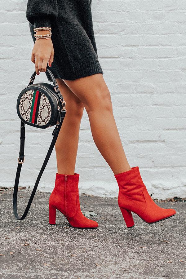 Impressions The Keaton Faux Suede Ankle Bootie