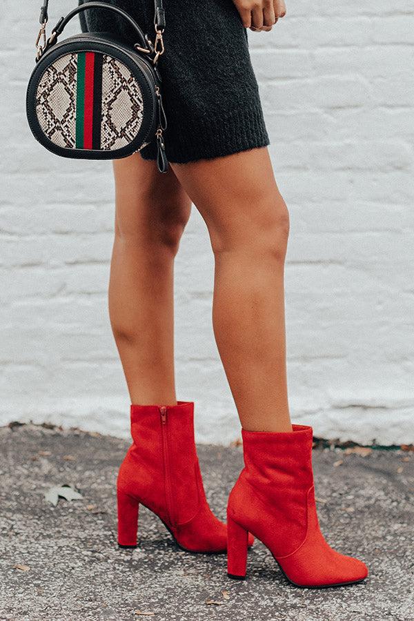 Impressions The Keaton Faux Suede Ankle Bootie