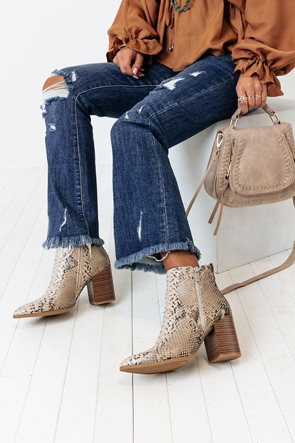 Impressions The Kentucky Snake Print Bootie
