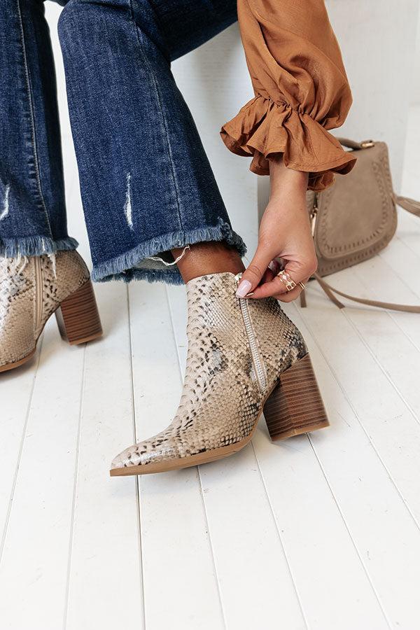 Impressions The Kentucky Snake Print Bootie