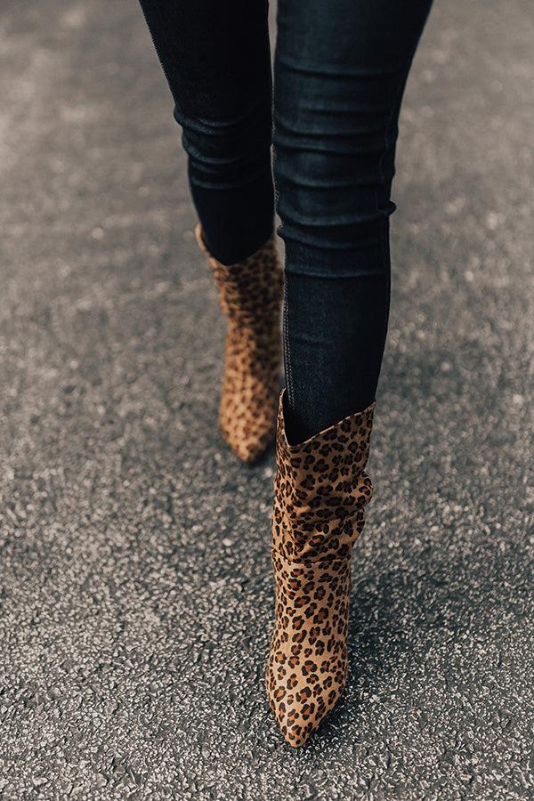 Impressions The Laurette Leopard Ankle Boot