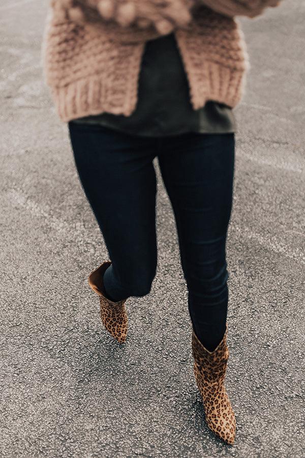 Impressions The Laurette Leopard Ankle Boot