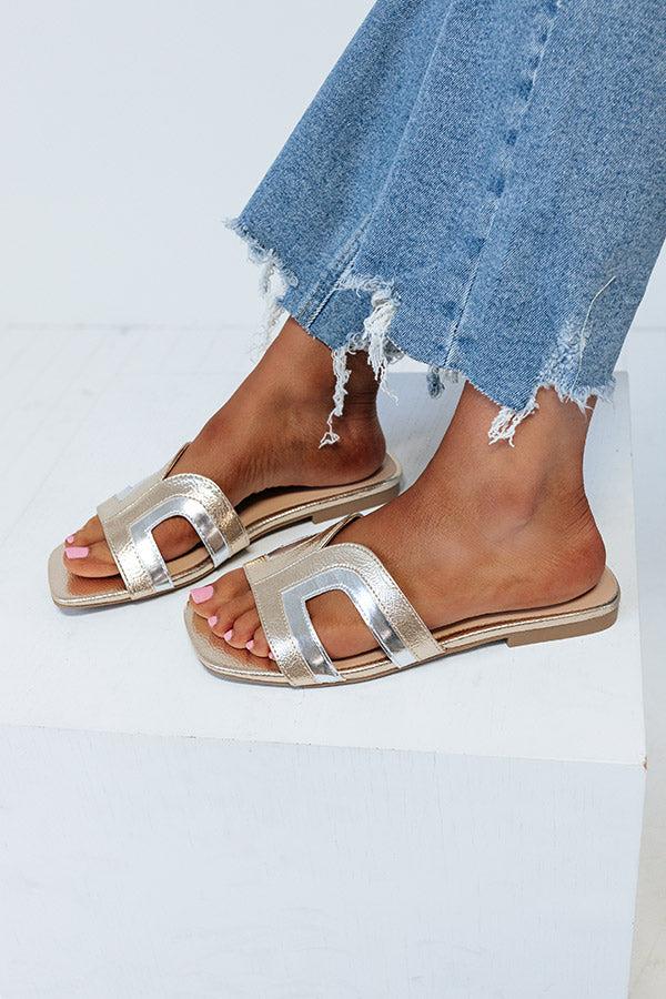 Impressions The Leanie Sandal In Gold