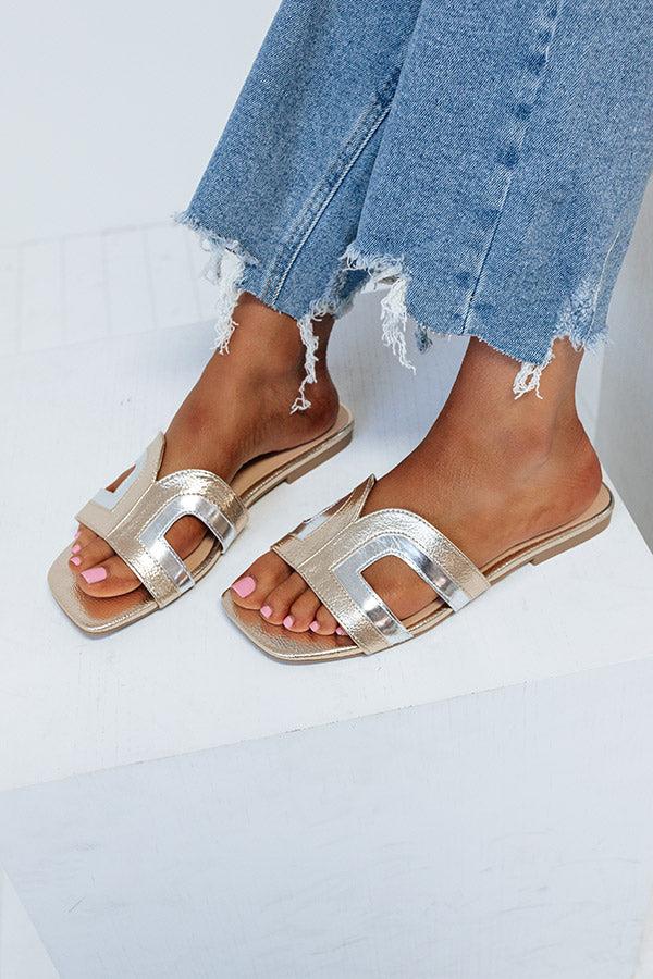 Impressions The Leanie Sandal In Gold