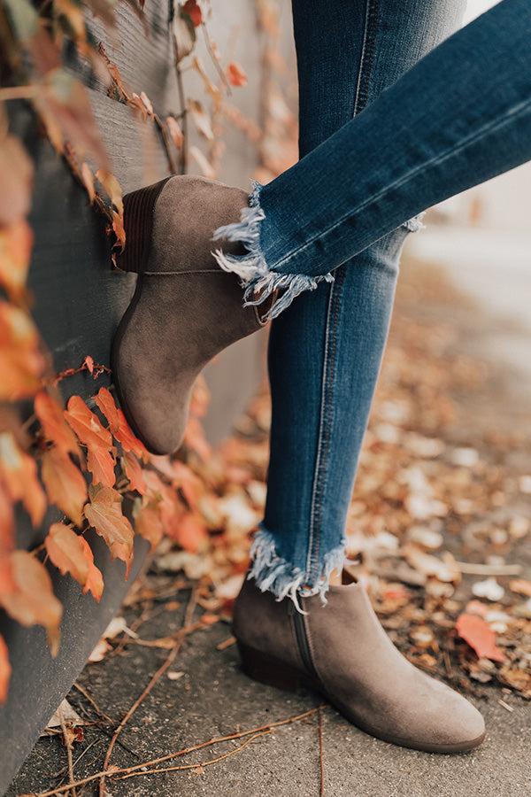 Impressions The Leighton Bootie In Dark Grey