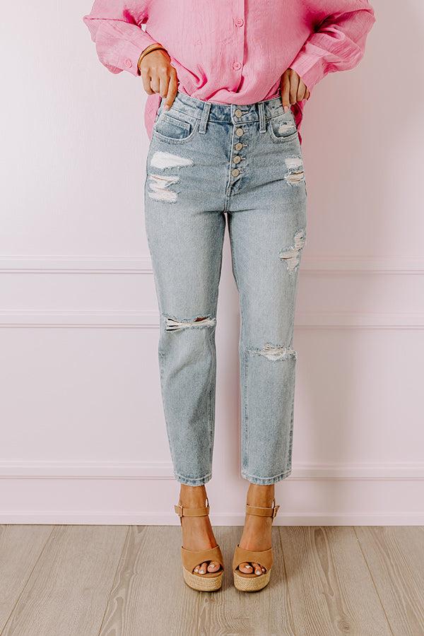 Impressions The Leith High Waist Distressed Jean