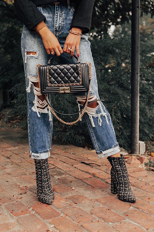 Impressions The Lisha Tweed Bootie