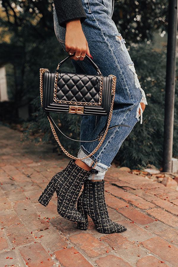 Impressions The Lisha Tweed Bootie