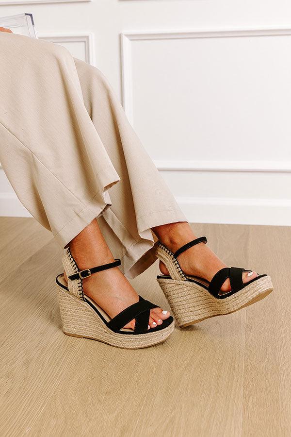 Impressions The Lucero Wedge In Black