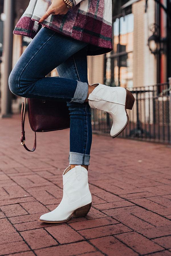 Impressions The Ludette Faux Leather Cowboy Boot