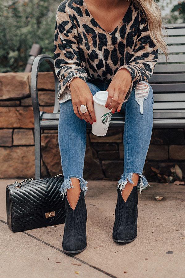 Impressions The Lyle Perforated Bootie In Black