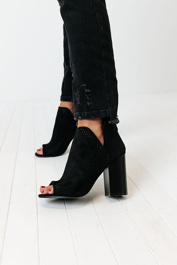 Impressions The Mable Peep Toe Bootie