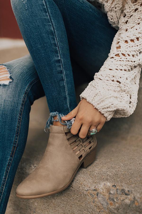 Impressions The Maren Bootie In Taupe