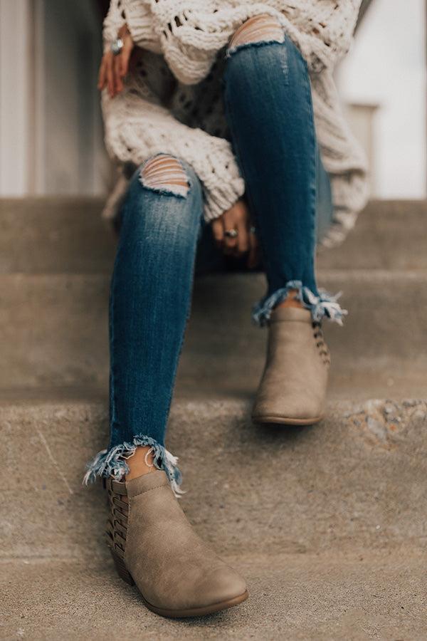 Impressions The Maren Bootie In Taupe
