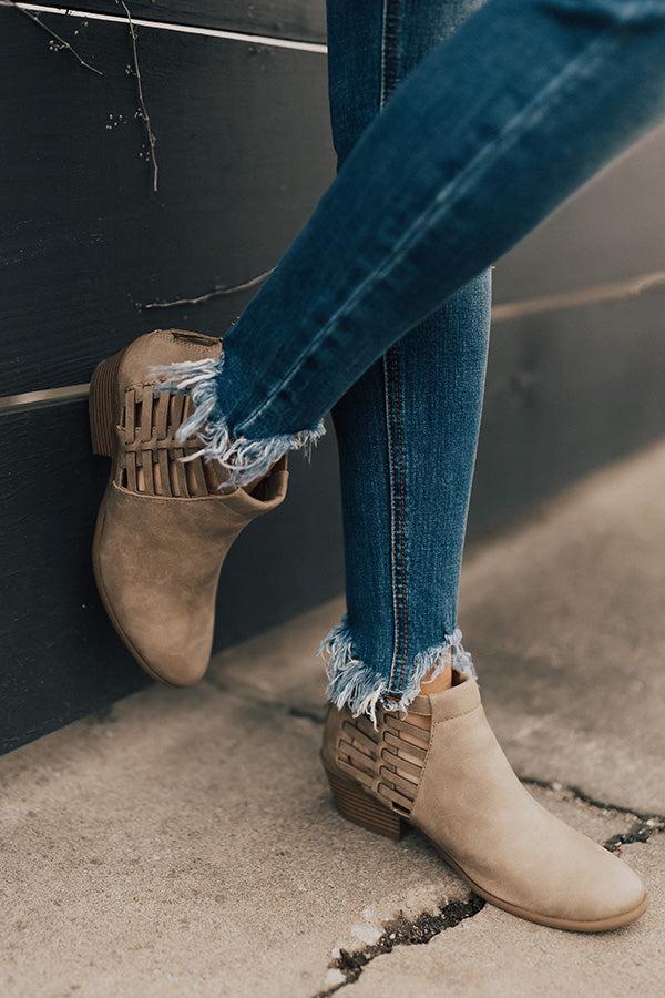 Impressions The Maren Bootie In Taupe