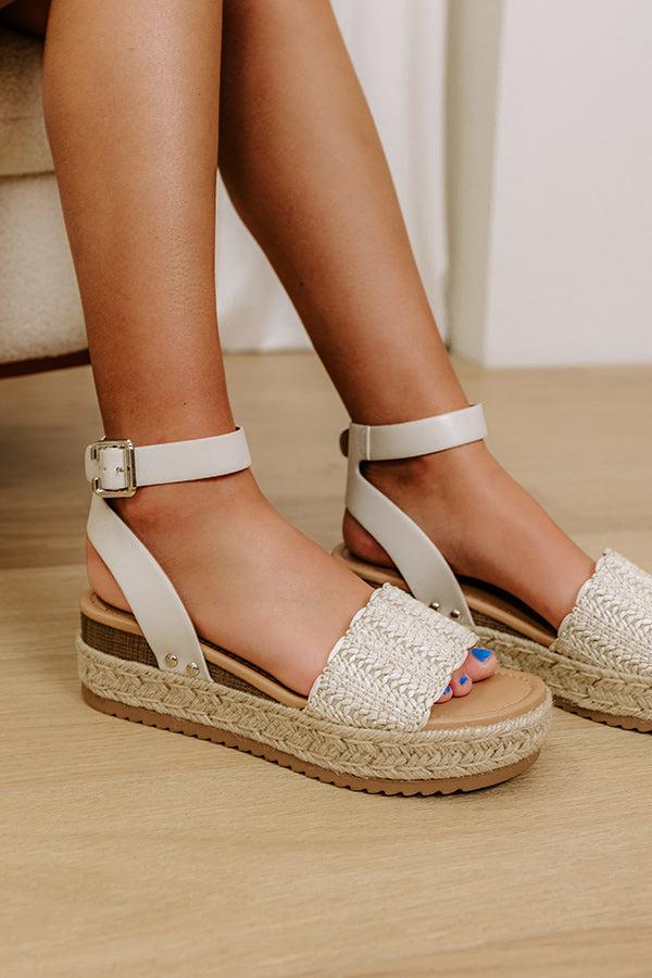 Impressions The Margaret Faux Leather Espadrille