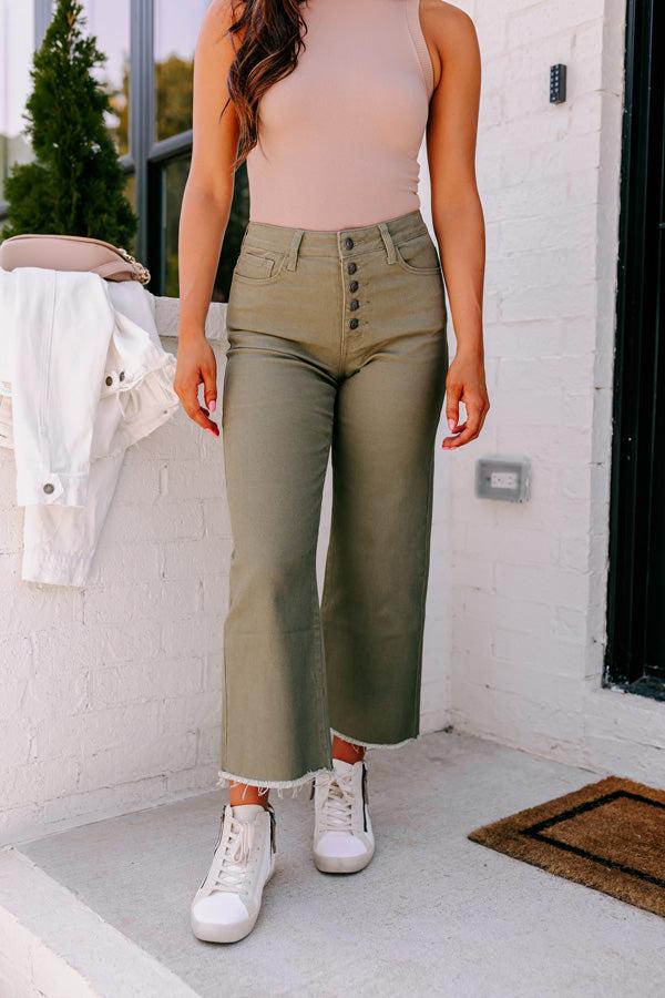 Impressions The McKenzie High Waist Jean In Sage