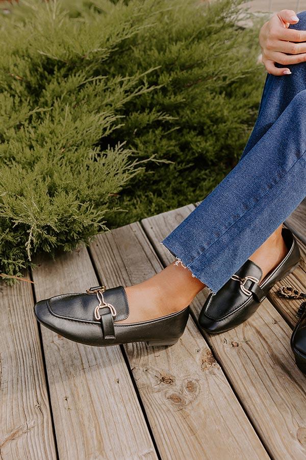 Impressions The Molly Faux Leather Loafer In Black