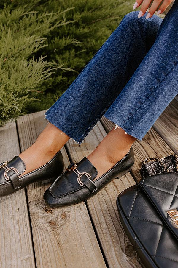 Impressions The Molly Faux Leather Loafer In Black