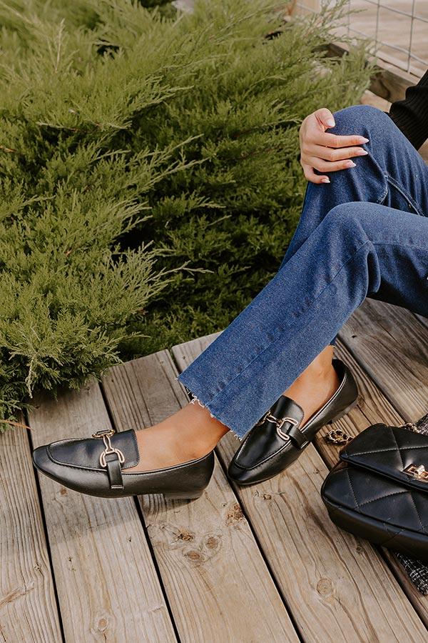 Impressions The Molly Faux Leather Loafer In Black