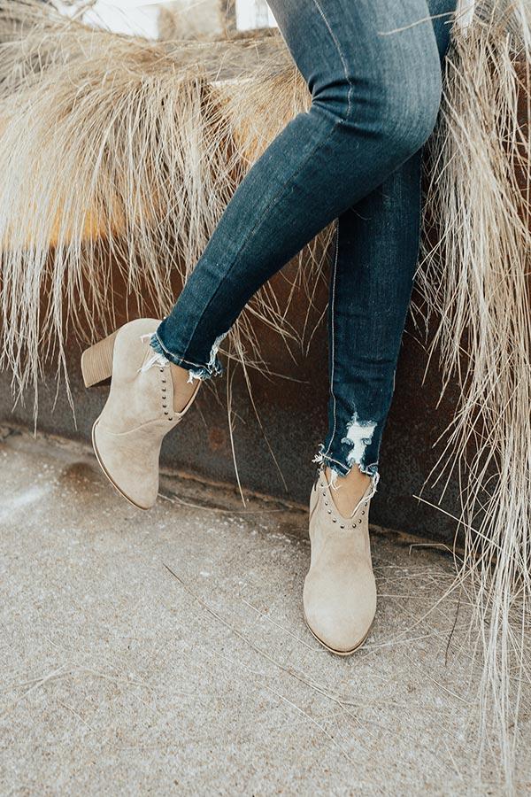 Impressions The Morgan Bootie In Warm Taupe