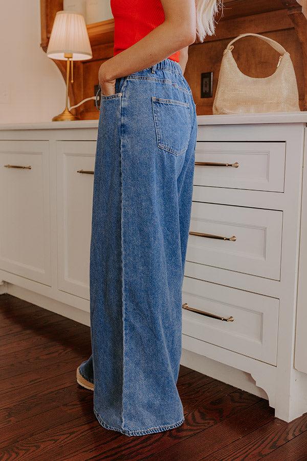 Impressions The Natalie High Waist Wide Leg Jean