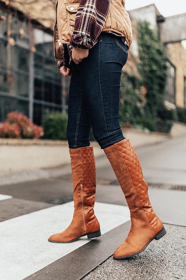 Impressions The Oakley Knee High Boot In Brown