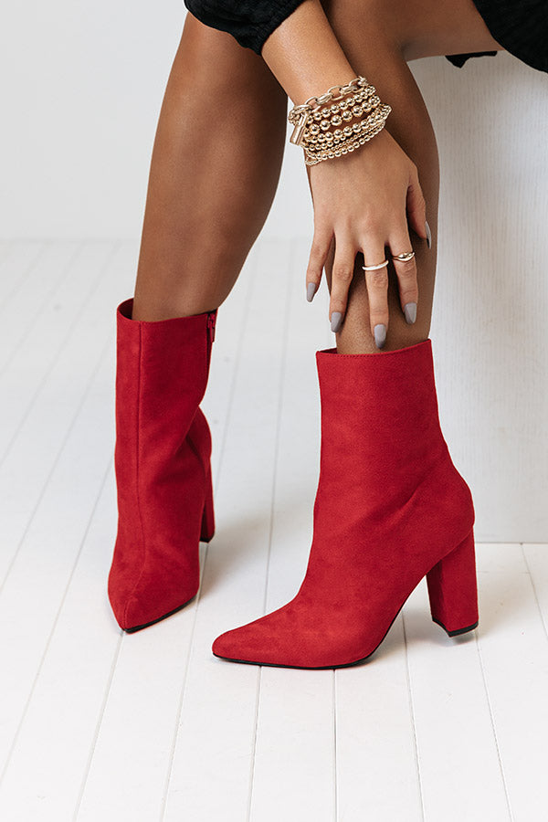Impressions The Octavia Faux Suede Bootie