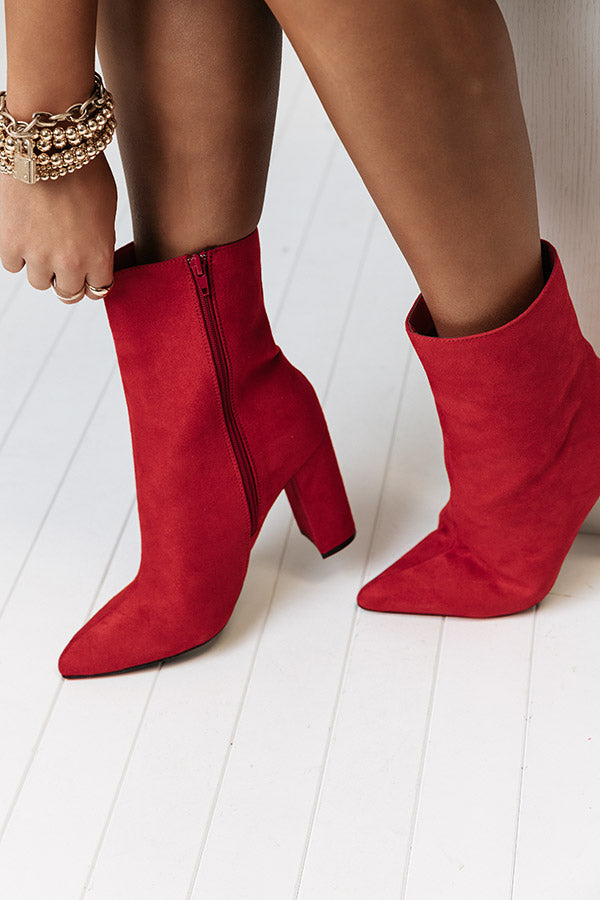 Impressions The Octavia Faux Suede Bootie