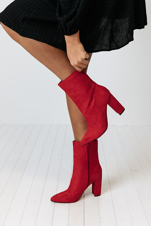 Impressions The Octavia Faux Suede Bootie