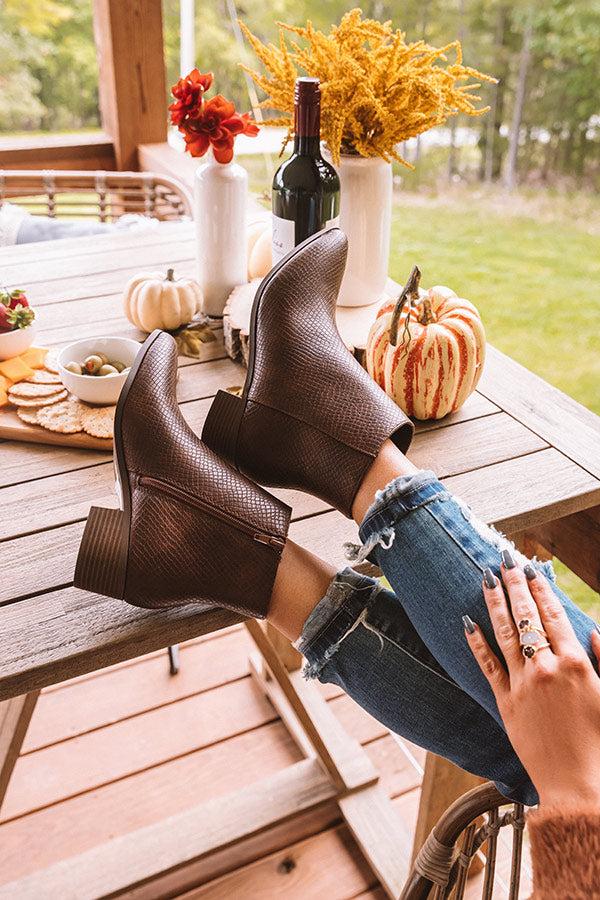 Impressions The Olette Bootie In Brown