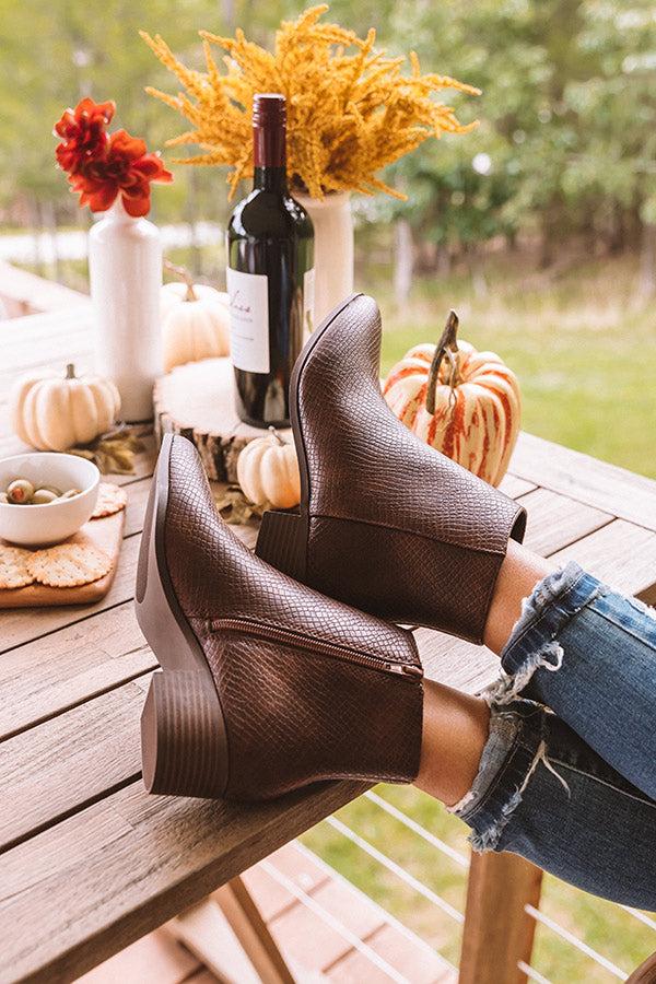 Impressions The Olette Bootie In Brown