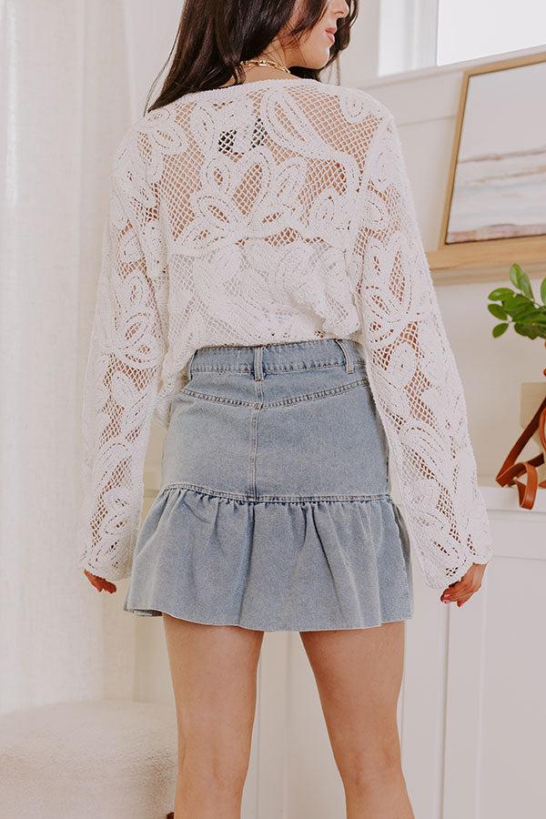 Impressions The Paisley High Waist Mini Skirt