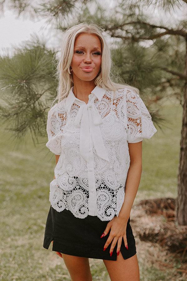 Impressions The Palmer Crochet Top