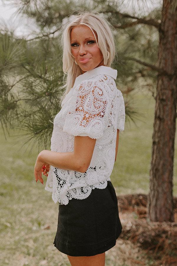 Impressions The Palmer Crochet Top