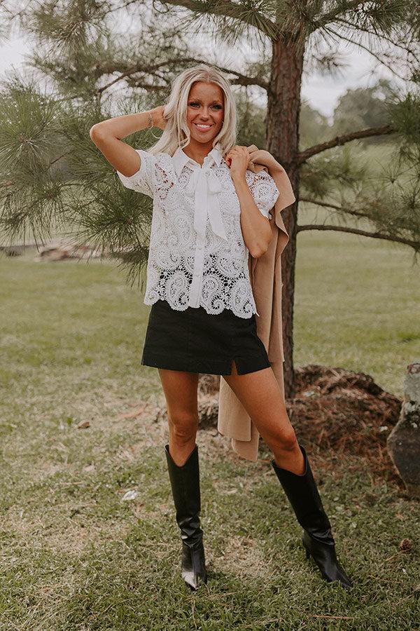 Impressions The Palmer Crochet Top