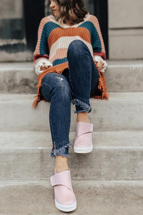 Impressions The Penny Lane Bootie In Blush