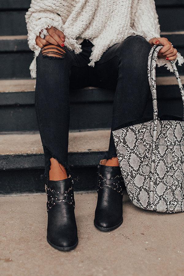 Impressions The Phoebe Bootie In Black