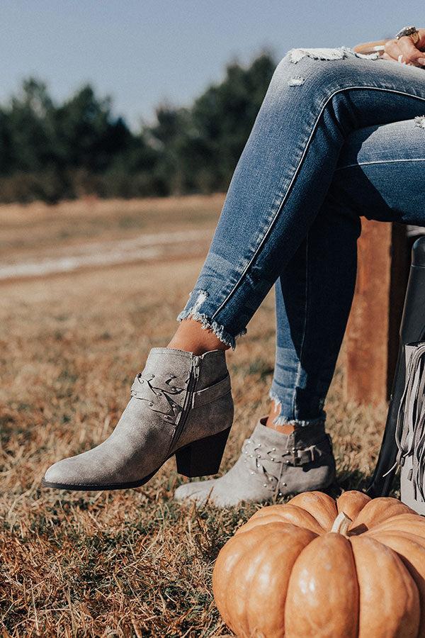 Impressions The Phoebe Bootie In Grey