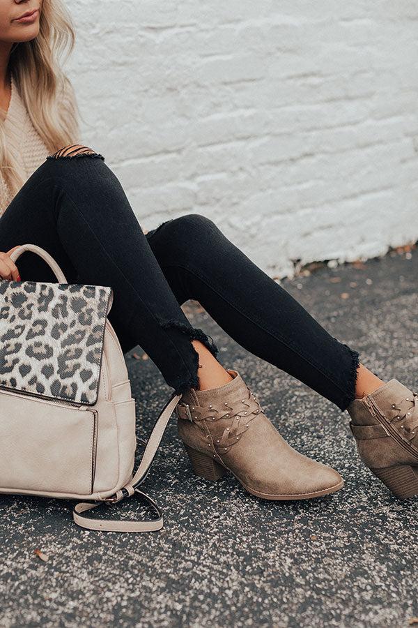 Impressions The Phoebe Bootie In Taupe