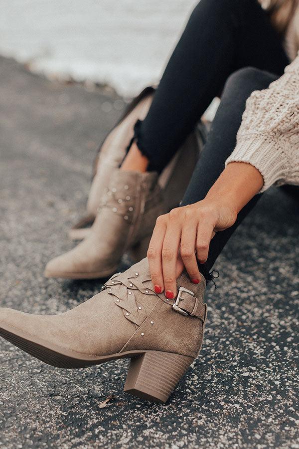 Impressions The Phoebe Bootie In Taupe