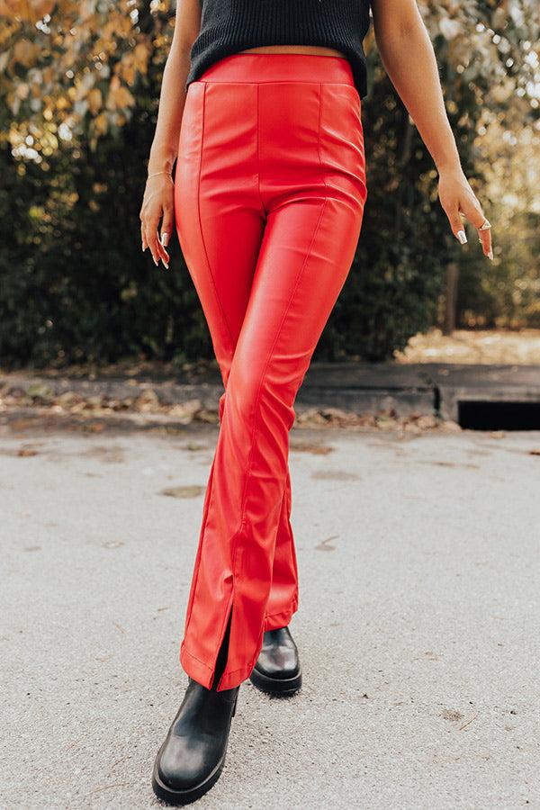 Impressions The Pip High Waist Faux Leather Pants